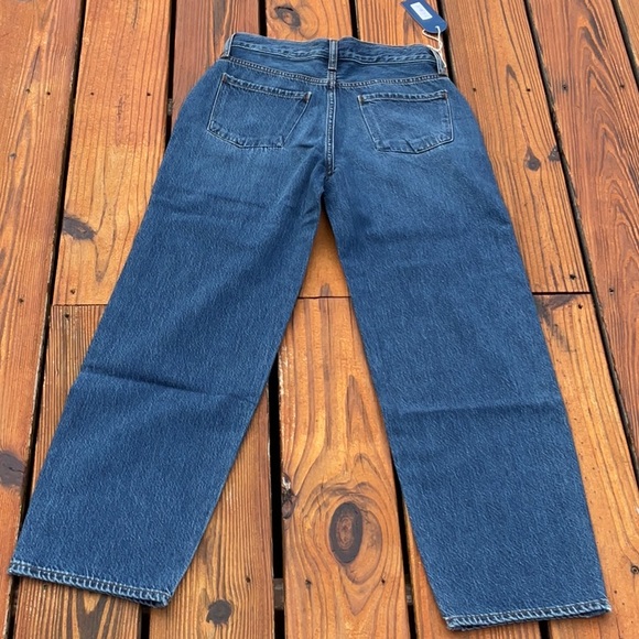 NWT Daily Blue Denim By AG Mid Wash Wide Barrel Jeans Size 24 - Picture 10 of 13